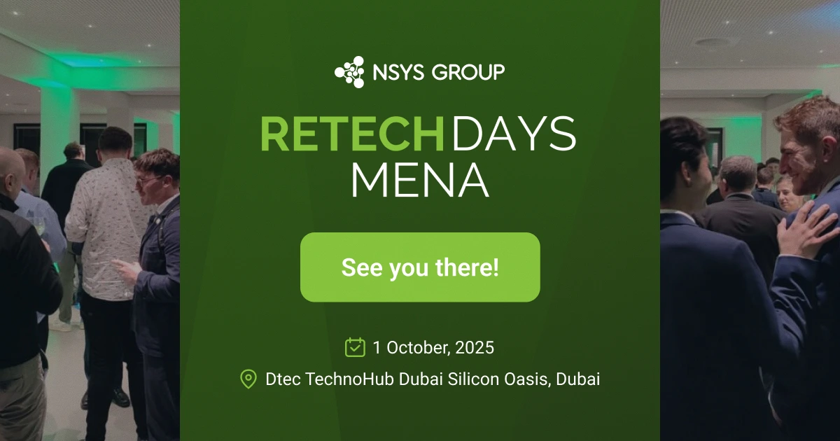NSYS at Retech Days MENA — Dubai, 1 October 2025 NSYS at Retech Days MENA — Dubai, 1 October 2025